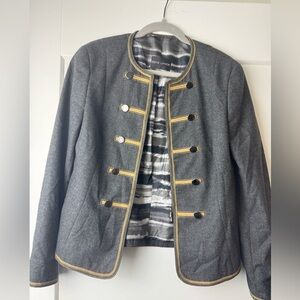 Rena Lange Military Blazer Women’s 10 Designer Preppy Luxury